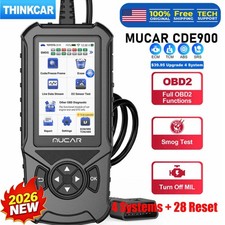 2026 Mucar Cde900 Obd2 Automotive Diagnostic Scan Tool Abs Srs Ecm Tcm 28 Reset