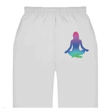 'Colourful Yoga Pose' Adult Sweatpants / Joggers (JO058358)