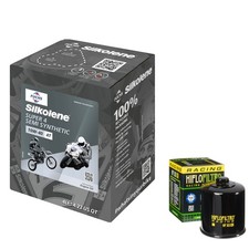 FZ600 FZ6 Fazer Oil and RC Filter Kit Silkolene Super4 10w40 Yamaha FZ 600 2004