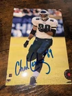 Philadelphia Eagles CHAD LEWIS Signed 4x6 Photo FOOTBALL AUTOGRAPH