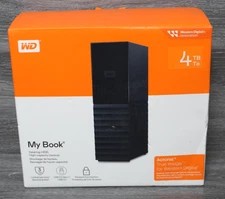 Western Digital 4TB WD My Book Desktop Drive HDD - WDBBGB0040HBK-NEWM NEW