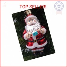 Old World Christmas Ornaments Santa Revealed Glass Blown Ornaments for Christmas