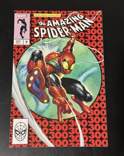 Amazing Spider-Man #7 Tyler Kirkham Exclusive Variant 2022 ~ ASM #300 Homage NM