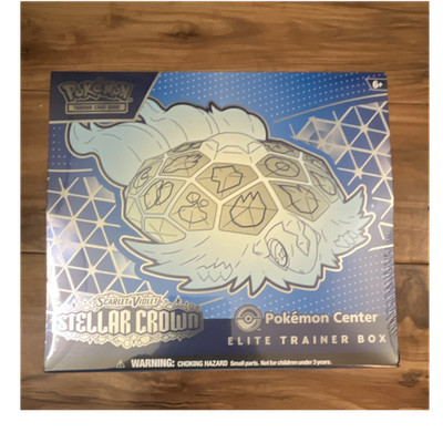 (Read Description) Pokémon Center Pokémon TCG Stellar Crown ETB Small Tear