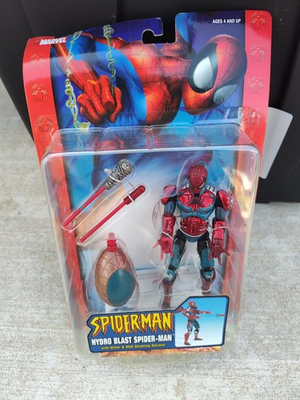 #ad TOYBIZ MARVEL SPIDER MAN CLASSIC 2004 HYDRO BLAST SPIDER MAN Variant FIGURE H33 $89.99