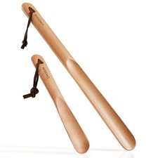 Shoe Horn Long Handle for Seniors and Men Women Small Spoon 2 Pcs