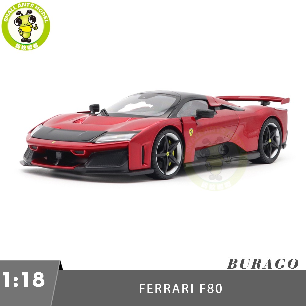 1/18 Ferrari F80 Bburago 16917 Red Metallic Signature Series