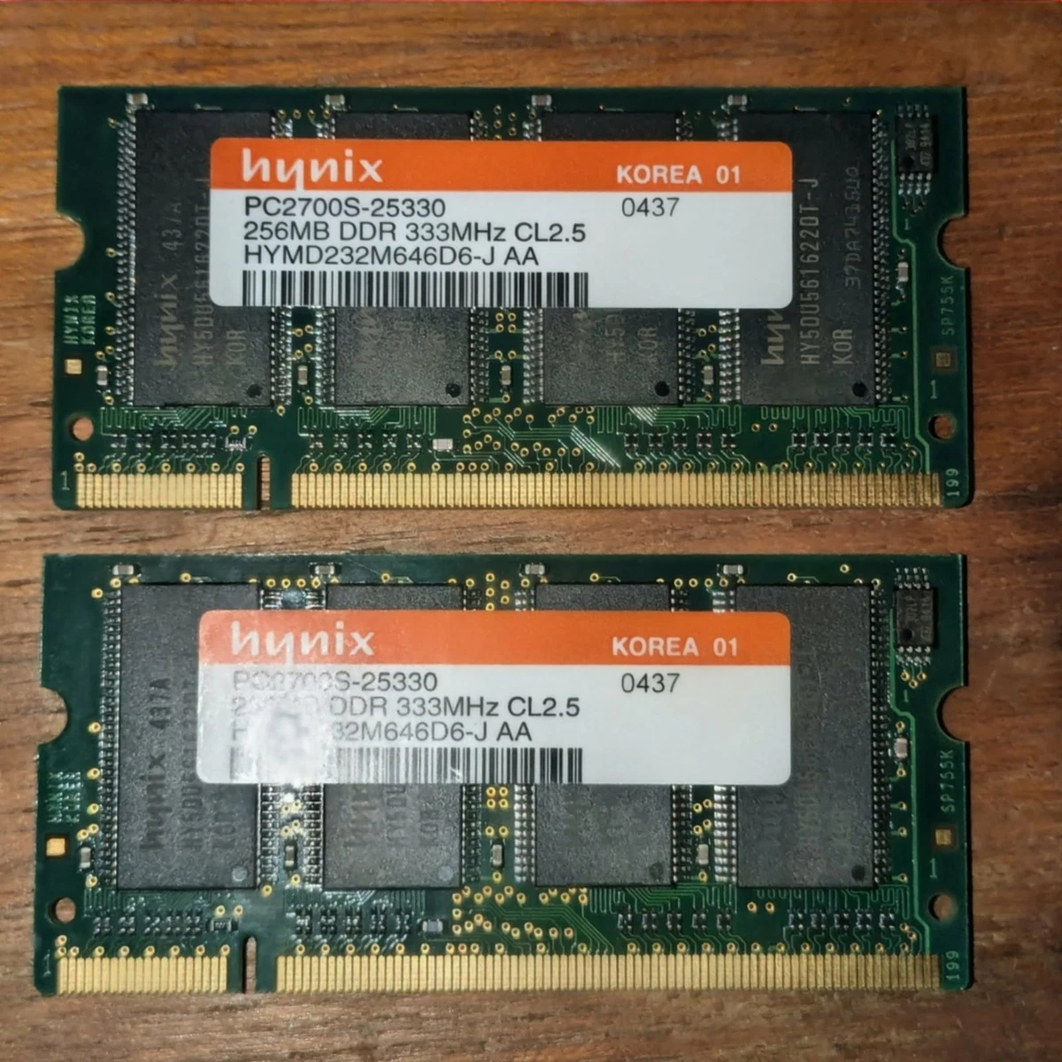 希少 Samsung DDR333 256MB×2枚 PC2700 CL2.5 256MB DDR-333 Computer RAM for sale | eBay