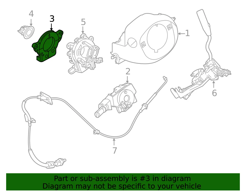 Sensor de ángulo genuino 47945-5AA1A Foto 3 de 3