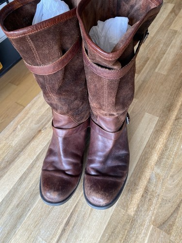 Camper Brown suede Leather Boots Womens UK 6-6.5 EU 39 - Picture 4 of 13