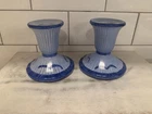 Pair of Stangl "Newport" pattern candlesticks designed by John O'Brien Signed RV