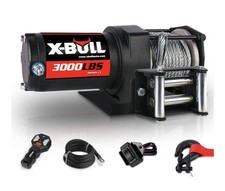 X-bull Atv Winch Kit 12v Electric Winch 3000lb Wireless Remote Utv