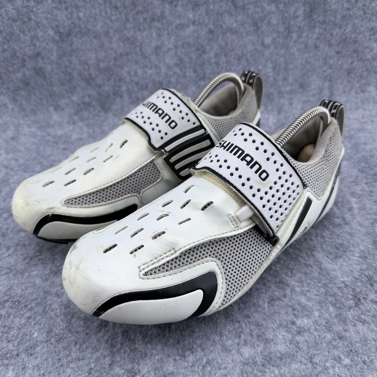 Shimano White Cycling Shoes for Men for sale | eBay