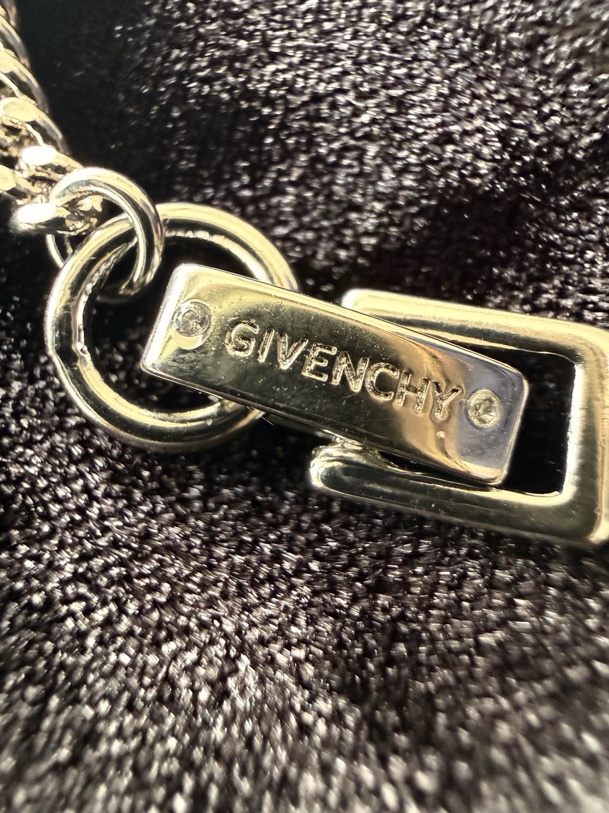Givenchy Silver Clear Crystal Statement Pendant A… - image 7