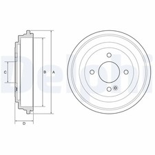 Tambour de frein Kia PICANTO