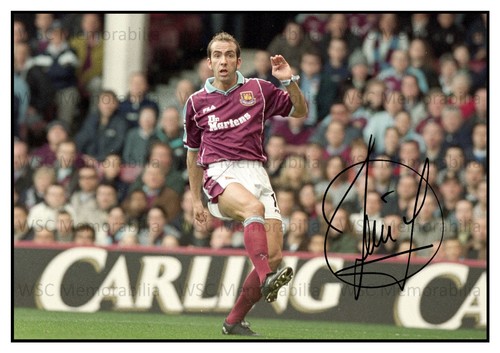 12445. Paolo Di Canio Signed Pictures (A4 Prints) West Ham Sheff Wed Celtic etc.