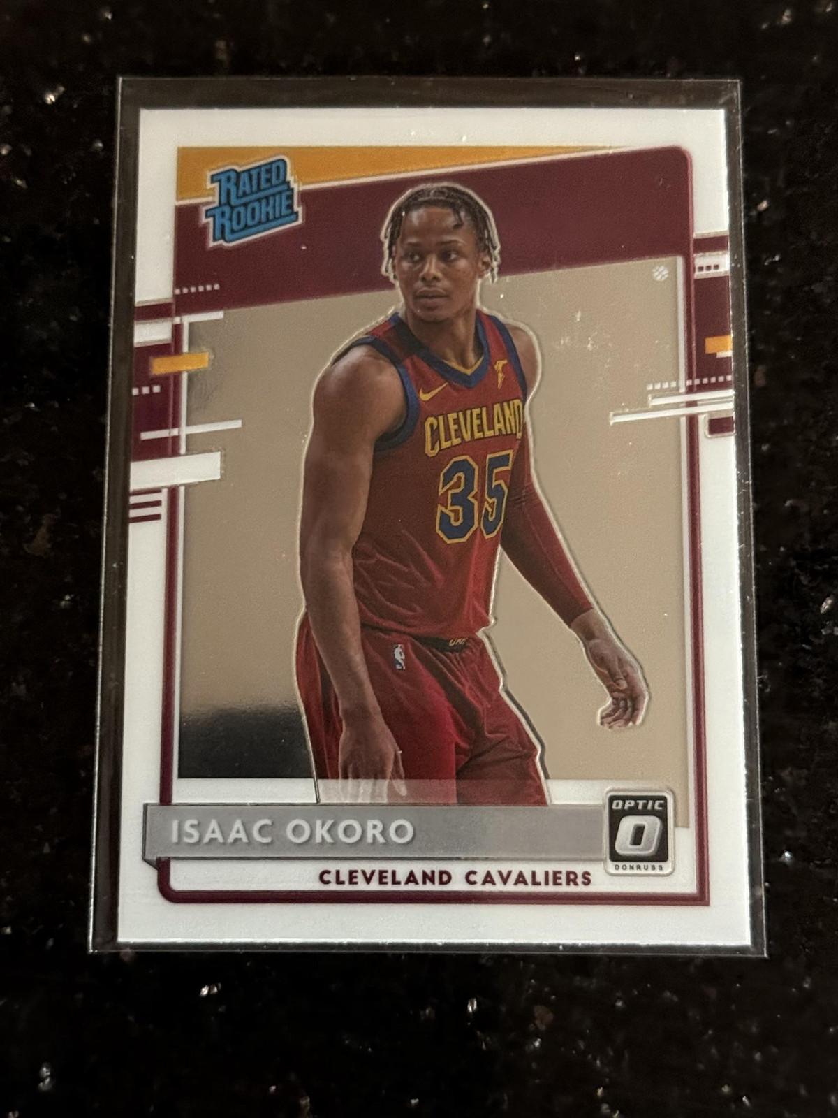 2020-21 Donruss Optic #155 Isaac Okoro Cleveland Cavaliers