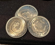 SOUTH AFRICA 5 Cents 1964, KM#59, .500 Silver (.0454 oz ASW), Lustrous UNC.