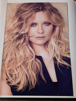 Hand Signed, 12''x8'' Photo Kirsten Dunst + CoA. Genuine Original. Autograph