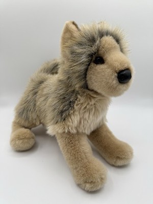 Douglas Cuddle Toys Tyson Wolf Plush #1836 Stuffed Animal Retired RARE 2014