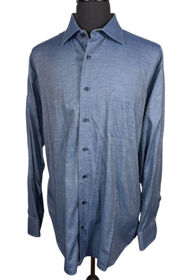 ROBERT TALBOTT ESTATE BLUE BUTTON FRONT SHIRT SZ … - image 2