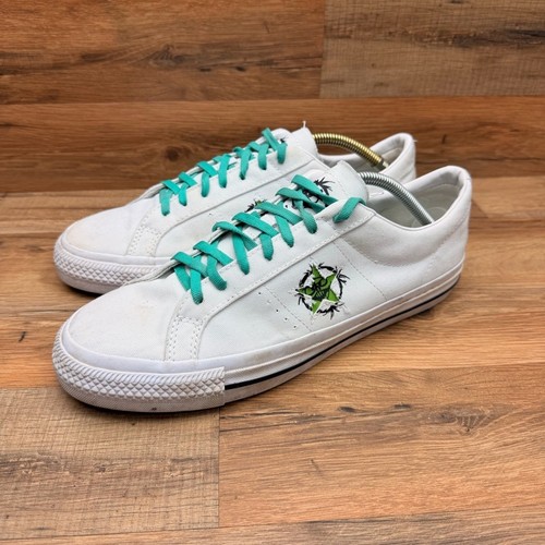 Converse One Star Pro men size 10.5  Sneakers Shoes White - Picture 1 of 9