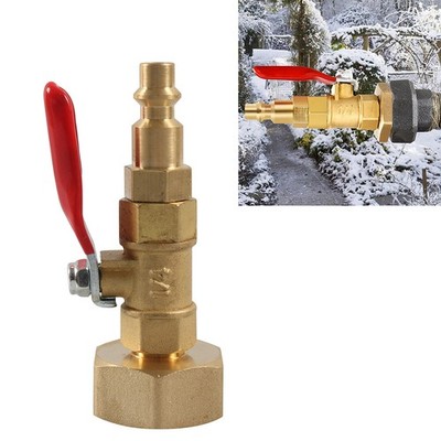RV Winterize Blowout Adapter 1/4'' Male Quick Connect Plug
