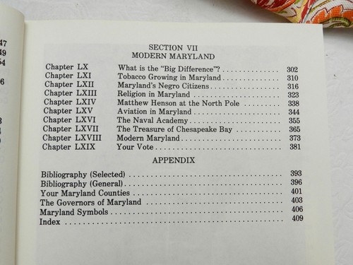 1971, Your Maryland by Vera F. Rollo, HBw/dj Maryland Historical Press, ILLUS VG - Picture 8 of 11