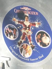 Vtg Griswold Saucer Sled National Lampoons Christmas Vacw/Experimental Lubricant