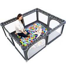 Baby Playpen, ANGELBLISS Playpen for Babies Toddlers Extra Large Playard