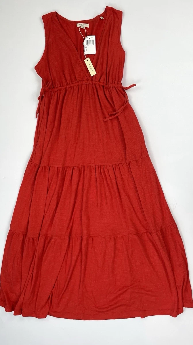 knee length dresses for ladies Dress Casual Maxi By Max Studio In Red, Size: Xl – Clothes Mentor Fort  Worth Alliance TX #186 main image 1