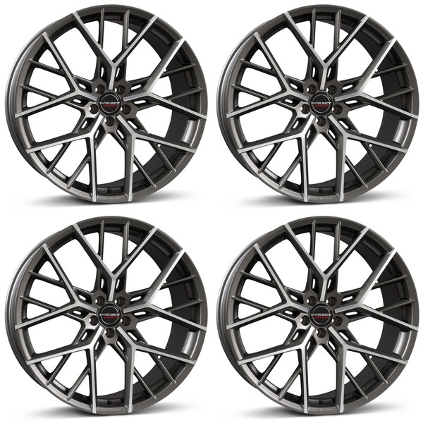 4 Borbet Felgen BY 8.0X18 ET45 5X108 Titapm FüR Jaguar E-Pace S-Type XE XF XJ-image
