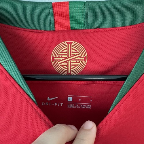Nike Portugal National Team Red Home Stadium Jersey - (893877-687) Sz: L - Picture 5 of 8