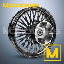RUEDA 16" 16X5.5 EVO FAT RADIOS 40 INOX PARA HARLEY TOURING CUSH TRASERA