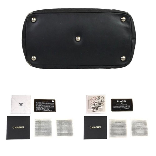 Chanel Tote Bag Large Black Caviar Leather Classic Luxury Shoulder Bag Everyday - Picture 6 of 10