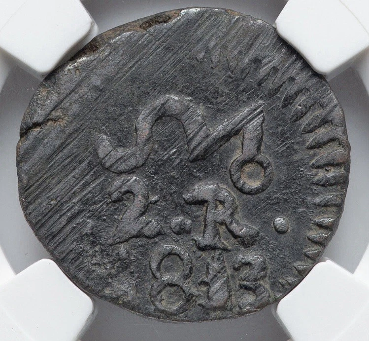 NGC VF35 MEXICO 1813, Revolution War of Independence Oaxaca SUD 2 Reales 2R Coin - Image 3 of 4