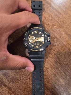 Casio G-shock Ga 400 GB Mens Watch 52mm Analog-digital Black Resin 