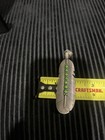 RUNNING BEAR TRADING NAVAJO STERLING Gaspeite  FEATHER  PENDANT  — photo 8
