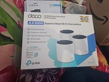 TP-LINK Deco X60 AX3000 Whole Home Mesh Wi-Fi System - 3 Pack for