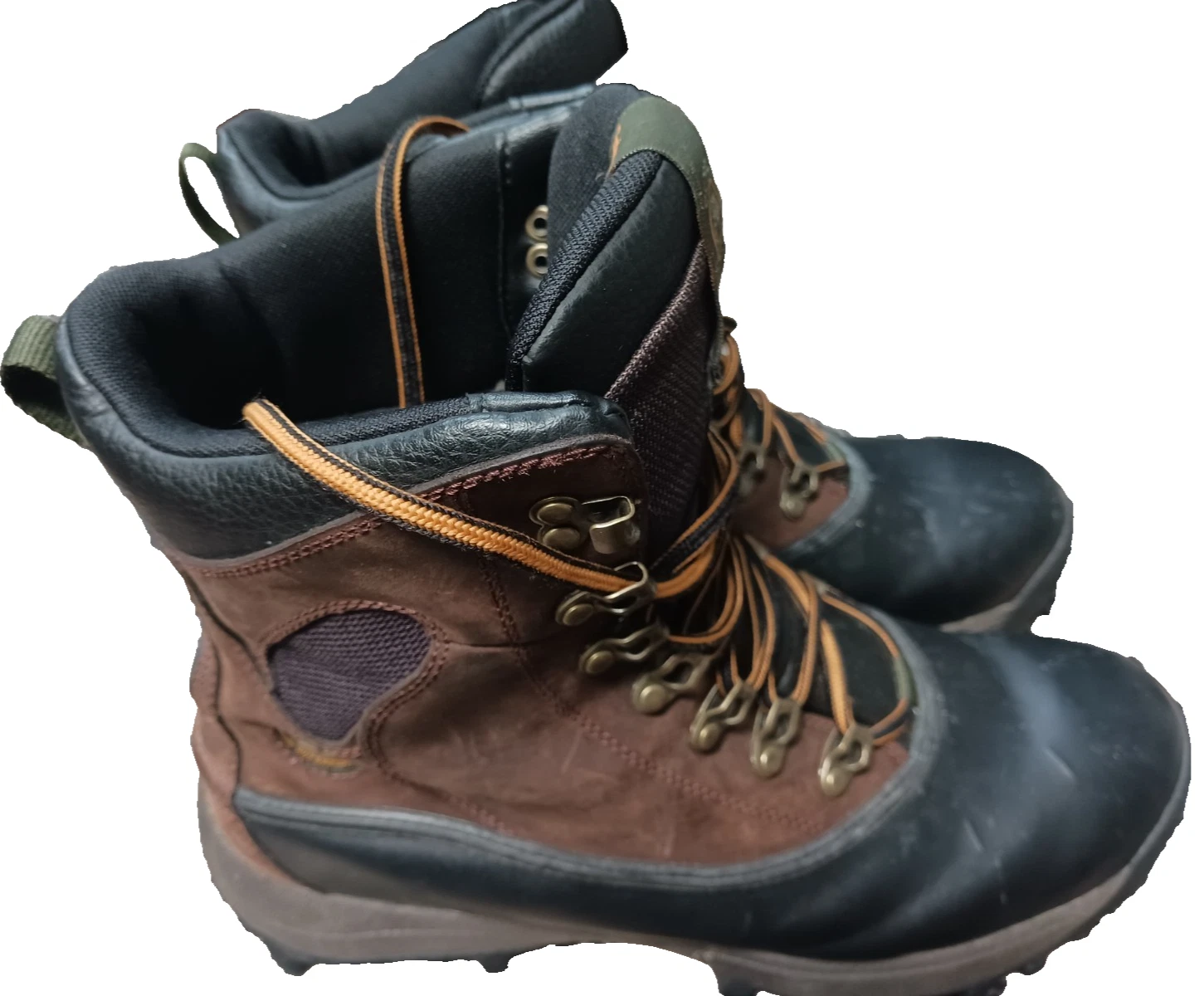 TIMBERLAND LEATHER MEN'S WATERPROOF HIKING HIGH BOOTS SIZE 11.5 #86128 VERY NICE