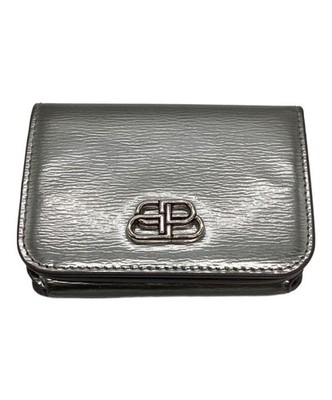 小物 BALENCIAGA 601387 BB Compact Wallet BALENCIAGA BB MINI WALLET Silver Men / 601387 Women | eBay