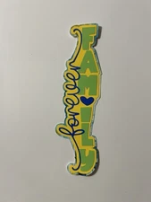 Forever Family Handmade Scrapbook Title Die Cut Paper Pieced