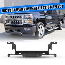 Steel Front Bumper Winch Mount Plate For 2014-2015 Chevy Silverado 1500