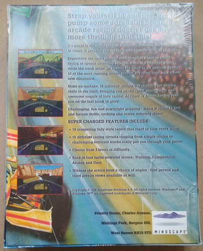 Al Unser, Jr. Arcade Racing PC CD-ROM ✰NEU & OVP✰ - 第 2/6 張圖片