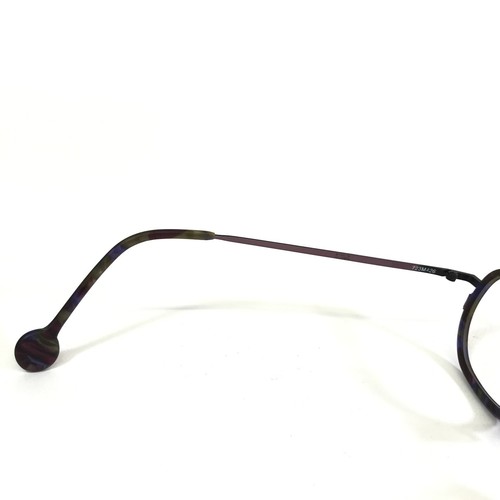 Vintage la Eyeworks Eyeglasses Frames SANGER 723M426 Purple Tortoise 40-20-125 - Picture 8 of 11