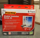 Frost King Extra Strength Indoor Window Insulation Shrink Kit (3 Pack) 42" x 62"