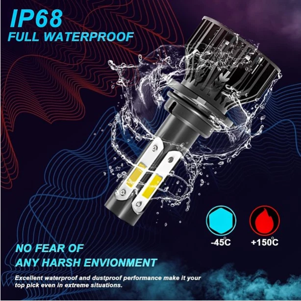 Luces LED blancas de haz alto bajo antiniebla para Ram 4000 2015 2016-2018 Foto 3 de 4