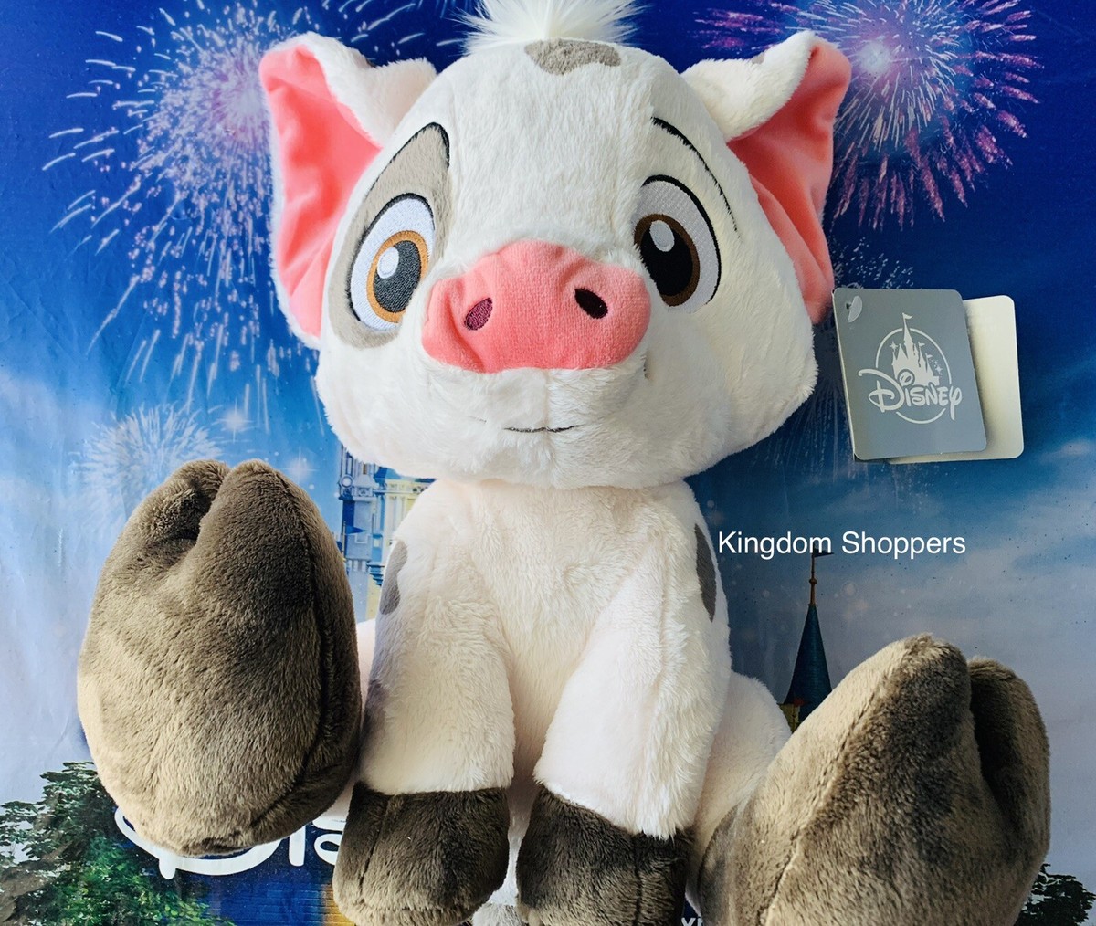 Disney Parks Exclusive Moana Pua Pig Big Feet Plush New With Tag