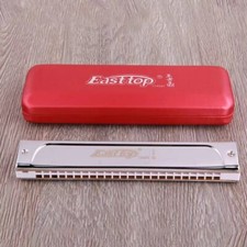 EASTTOP Tremolo Harmonica 24Holes Professional Harmonica Mouth Organ Gift New