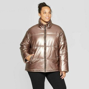 ladies plus size puffer jackets